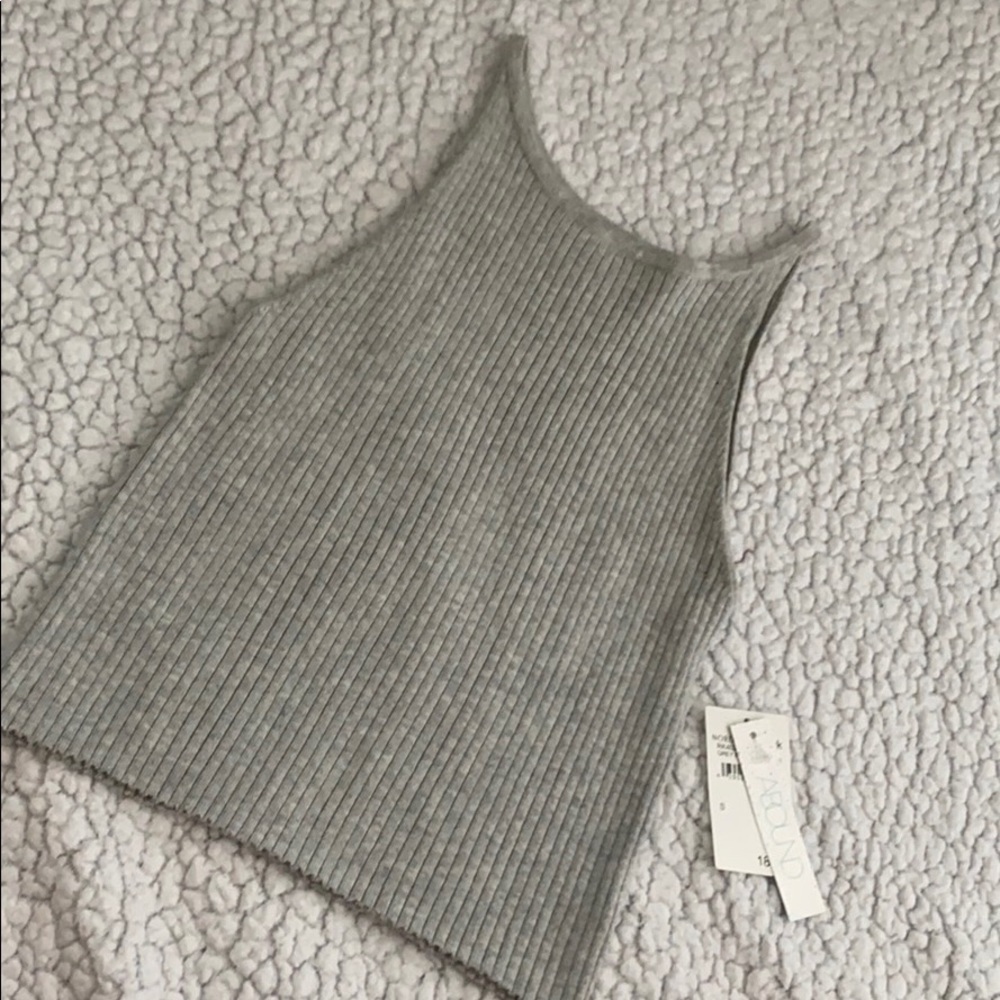 Normstrom rack grey tank top/crop top